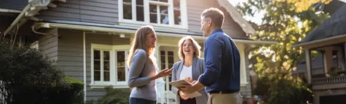 tenants talking to landlord